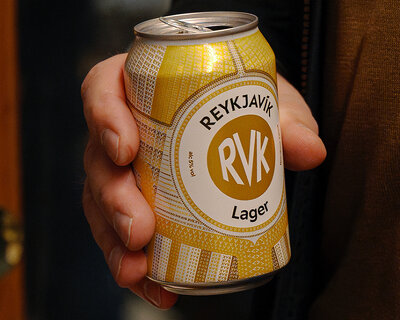 karlssonwilker contrasts icelandic culture in reykjavík brewing company rebranding
