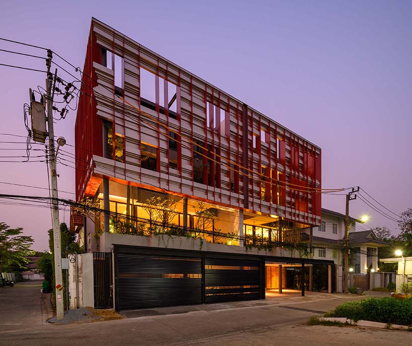 baan puripuri integrates balcony gardens into a residential project in bangkok