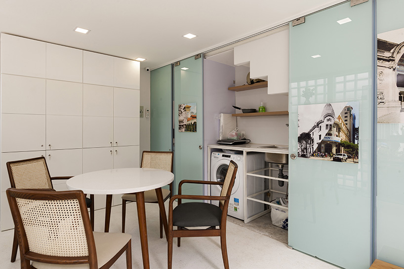 room+ design & build renovates tiny house in vietnam with glass-block façades