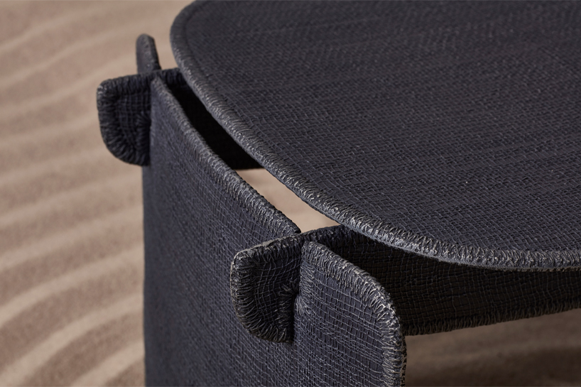 A+A cooren new collection of textured aluminum furniture designboom