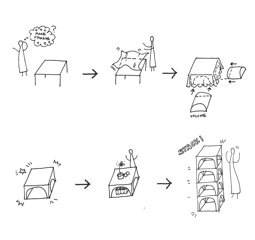 SODO - SOPA designs furniture set made entirely from upcycled cardboard designboom