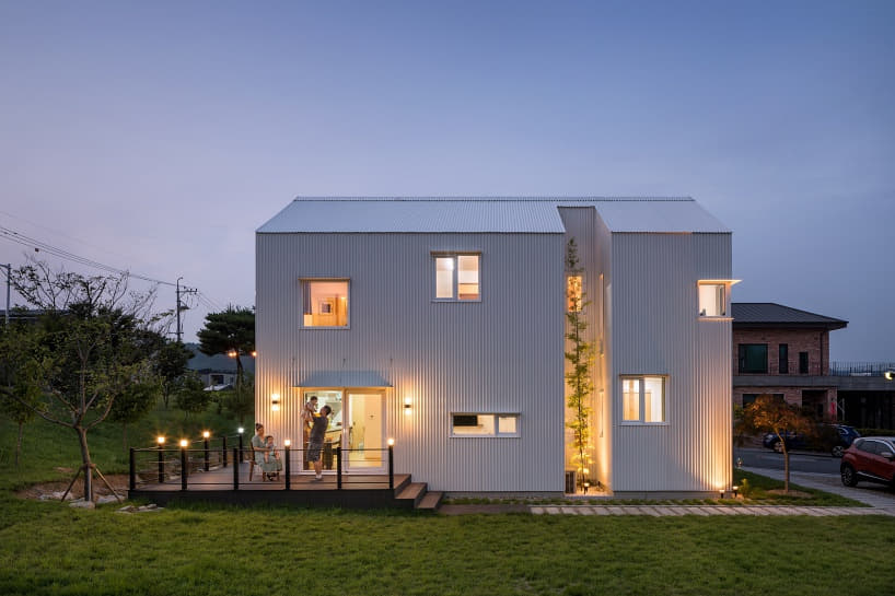 HUSO + partners creates a simple house for relaxed rural life in south korea designboom