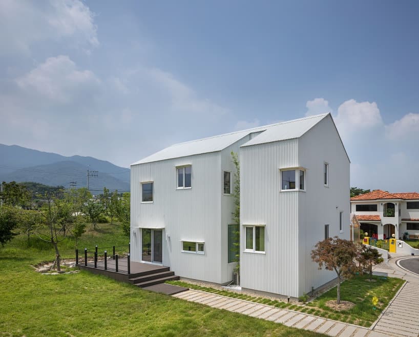 HUSO + partners creates a simple house for relaxed rural life in south korea designboom