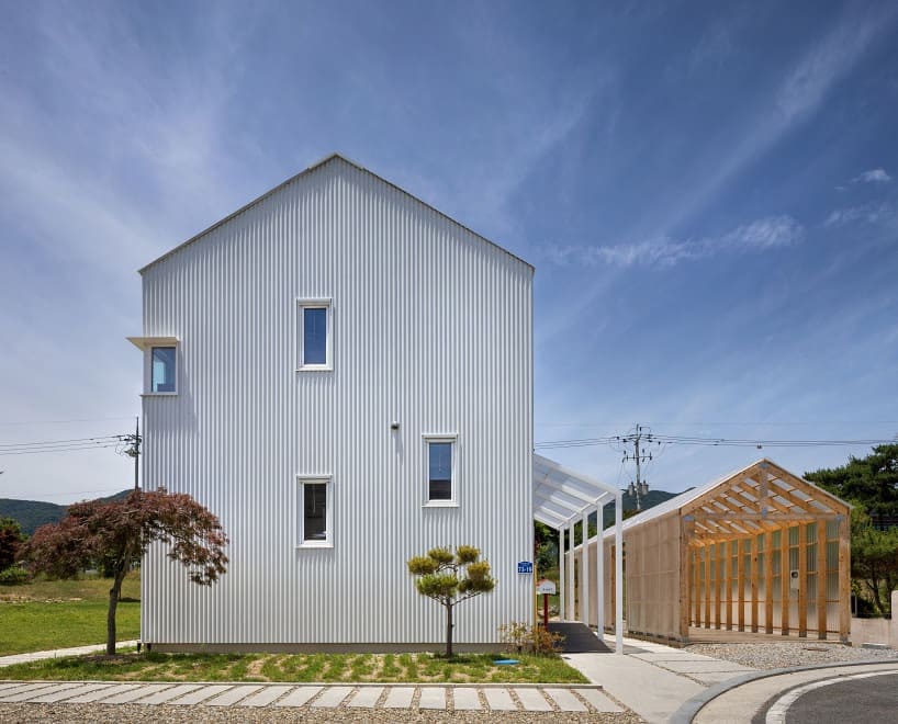 HUSO + partners creates a simple house for relaxed rural life in south korea designboom