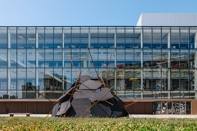 cheng tsung feng plans dragon nest installation out of wood and metal in ljubljana