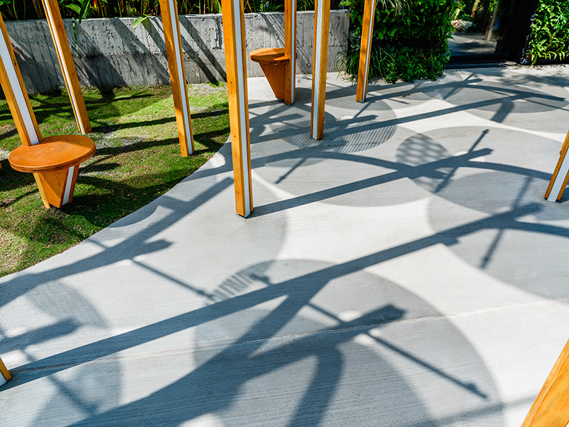 modular lighting installation by cheng tsung feng evokes vertical clustered plant colonies