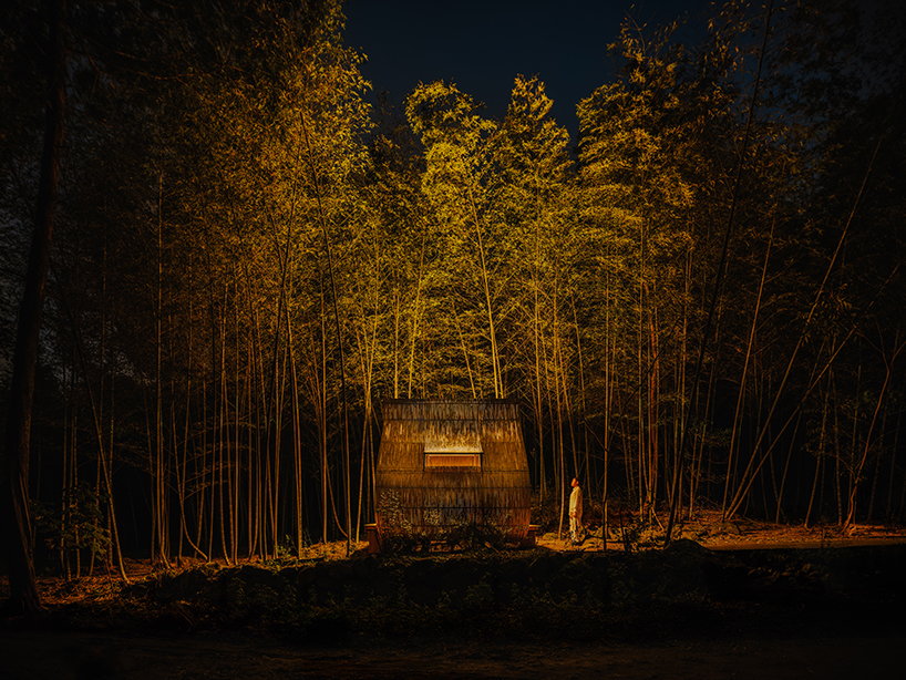 shaped like a sticky rice dumpling, cheng tsung feng’s bamboo cabin nestles in taiwan forest