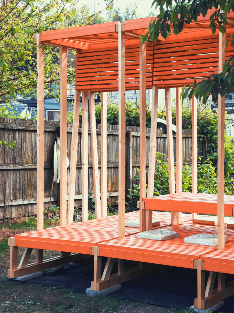 frame to folly transforms from carnival gateway to neighborhood teahouse in pittsburgh - 8