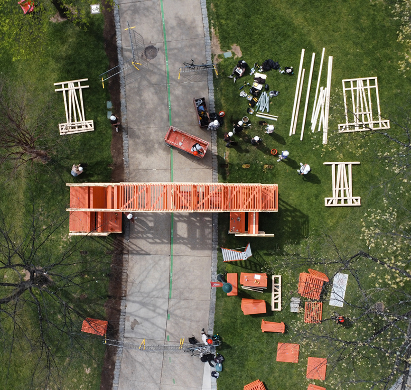 frame to folly transforms from carnival gateway to neighborhood teahouse in pittsburgh - 6