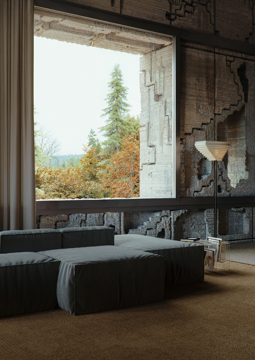 3D printed sand blocks sculpt adaptable facade embracing weathering and reuse