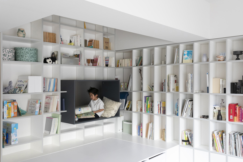 rhymedesign builds playful nooks and boxes into an apartment in nagoya, japan designboom