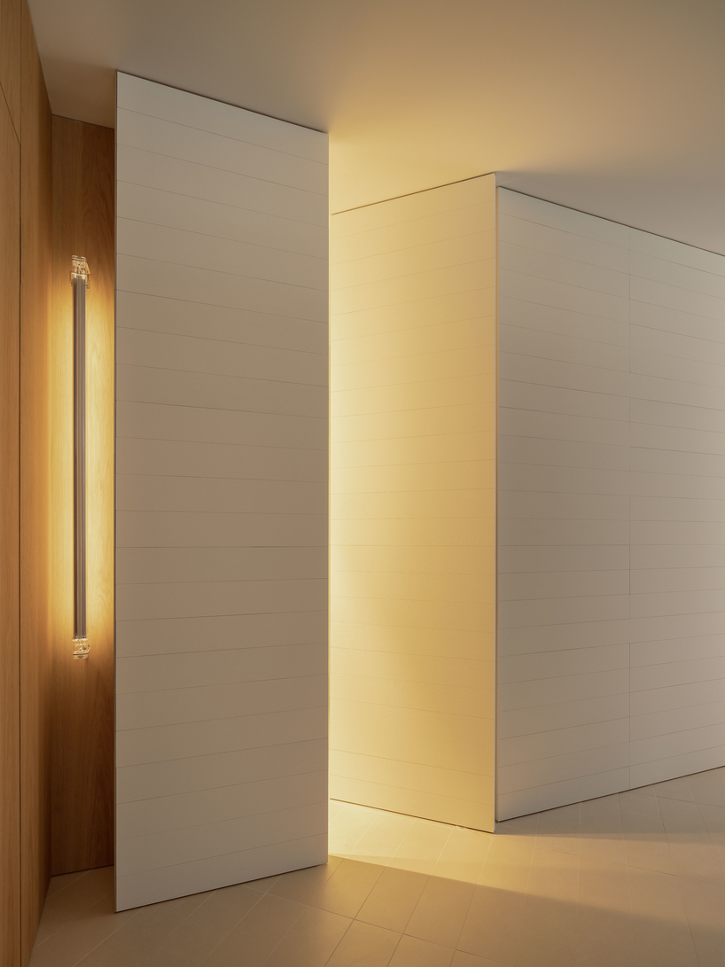 transparent storage units expose private belongings in HANGHAR's residence in spain