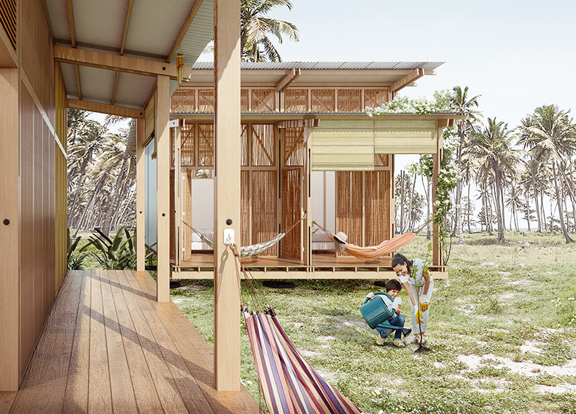 bernardo horta designs low-tech timber modules for a shared living community in brazil designboom