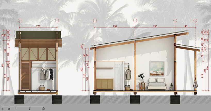 bernardo horta designs low-tech timber modules for a shared living community in brazil designboom