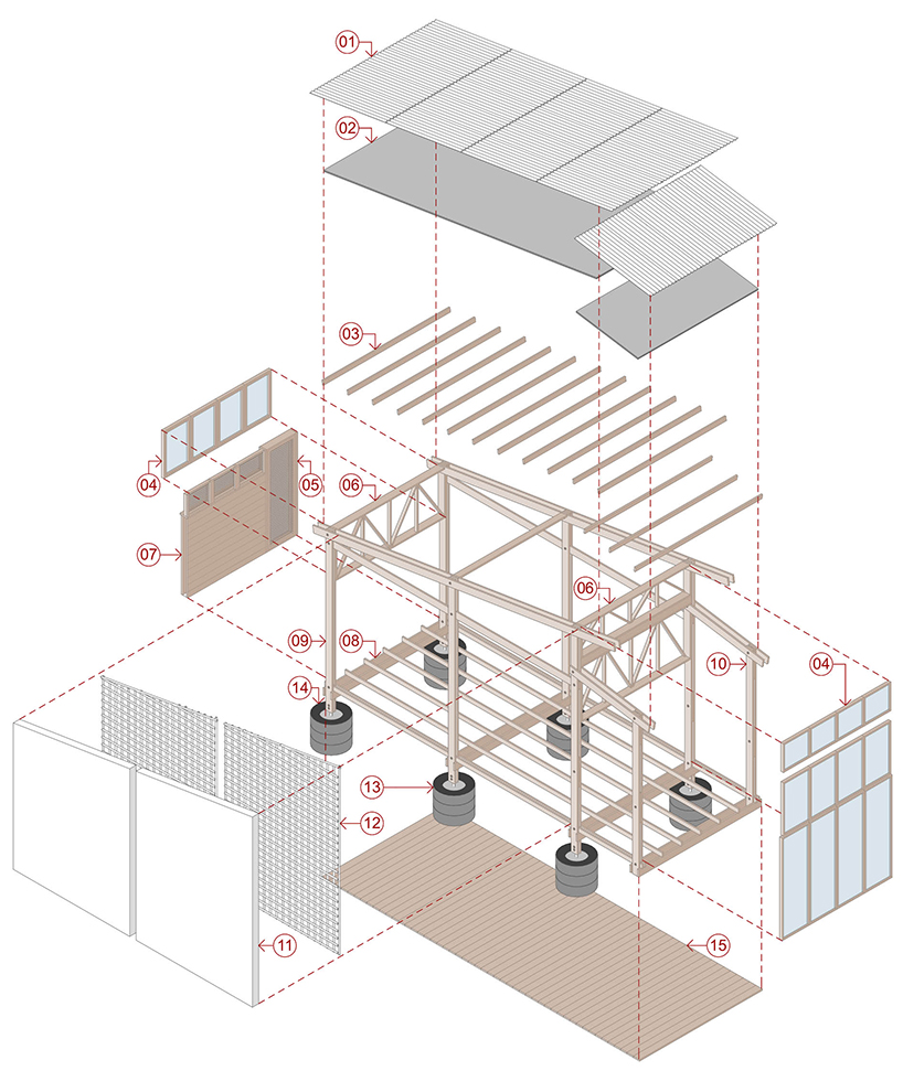 bernardo horta designs low-tech timber modules for a shared living community in brazil designboom