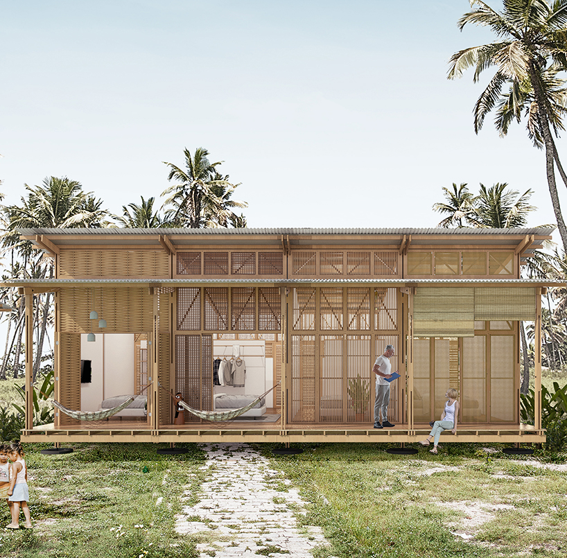 bernardo horta designs low-tech timber modules for a shared living community in brazil designboom