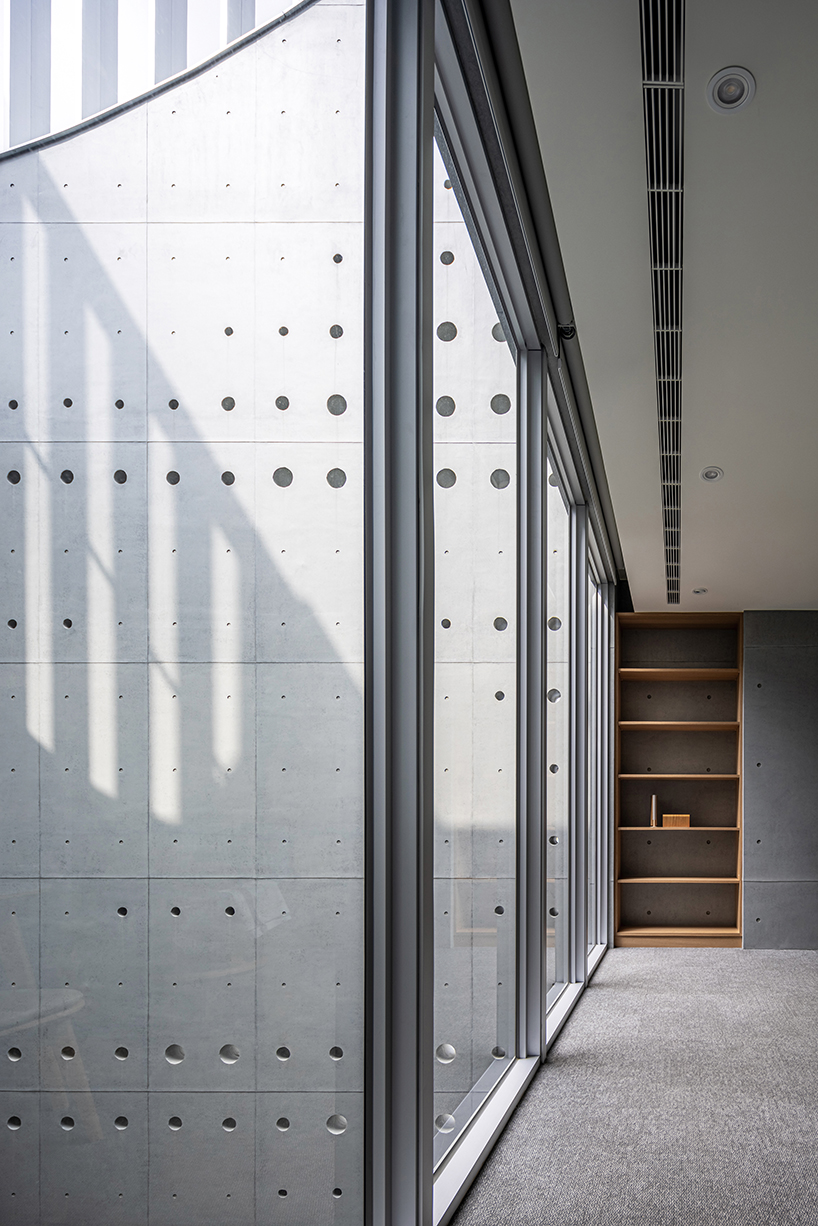 solar locus an interplay of light and shadow in a concreter cubic headquarters in taiwan 8