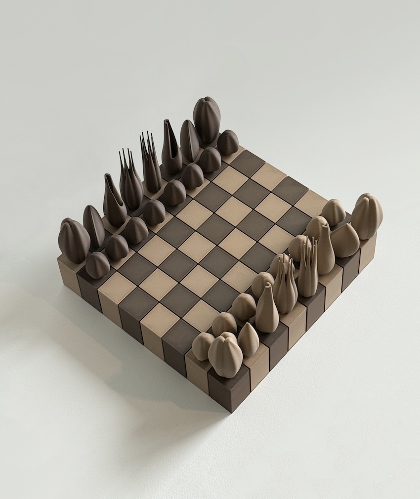 lucy aboonours flora chess set is designed to be played by touch 3