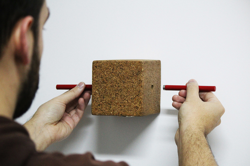 TOURO cork hanger by HUGI.R makes any wall fun and practical designboom