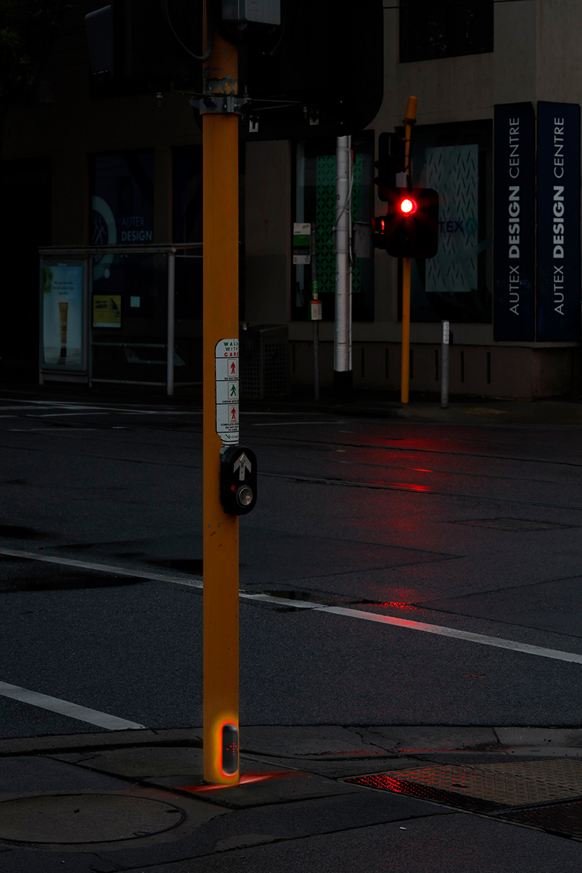 'dropkick' is a handsfree pedestrian crossing button for a post pandemic world designboom