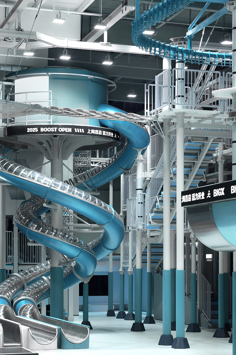 BIGX super sports playground shapes a digital landscape through steel, light, and color - 9