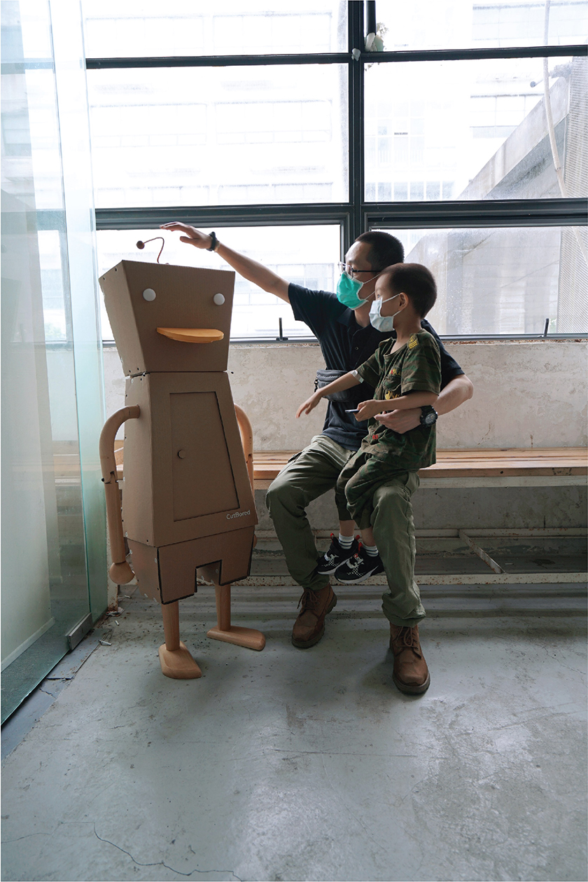 cutbored's DIY cardboard robots keep kids amused during lockdown