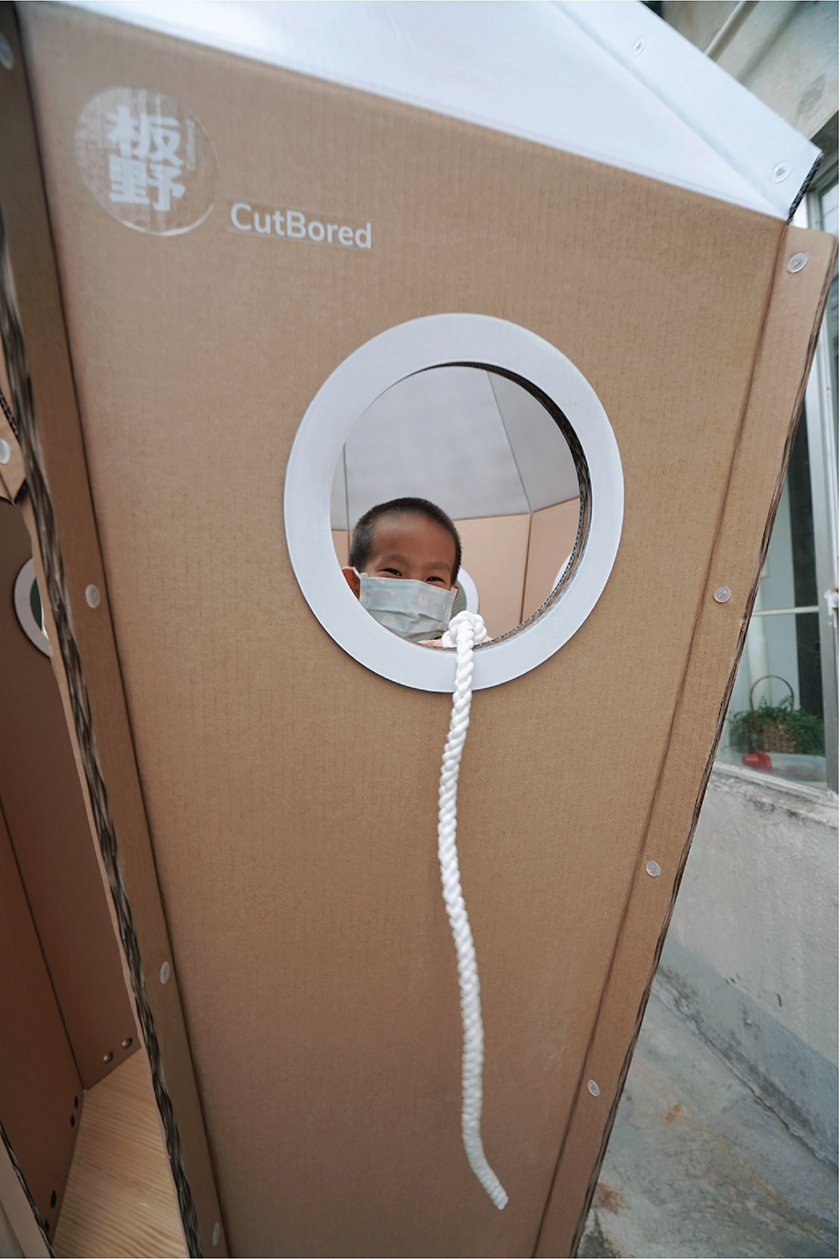 cutbored's DIY cardboard robots and rockets keep kids amused during lockdown designboom