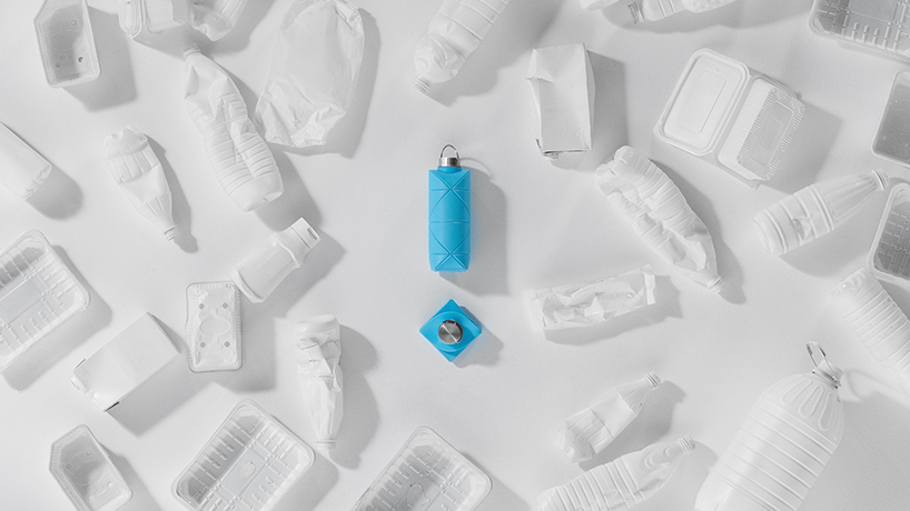 Origami Bottle! Revolutionary space-saving bottle by DiFOLD. by DiFOLD ::  Kicktraq