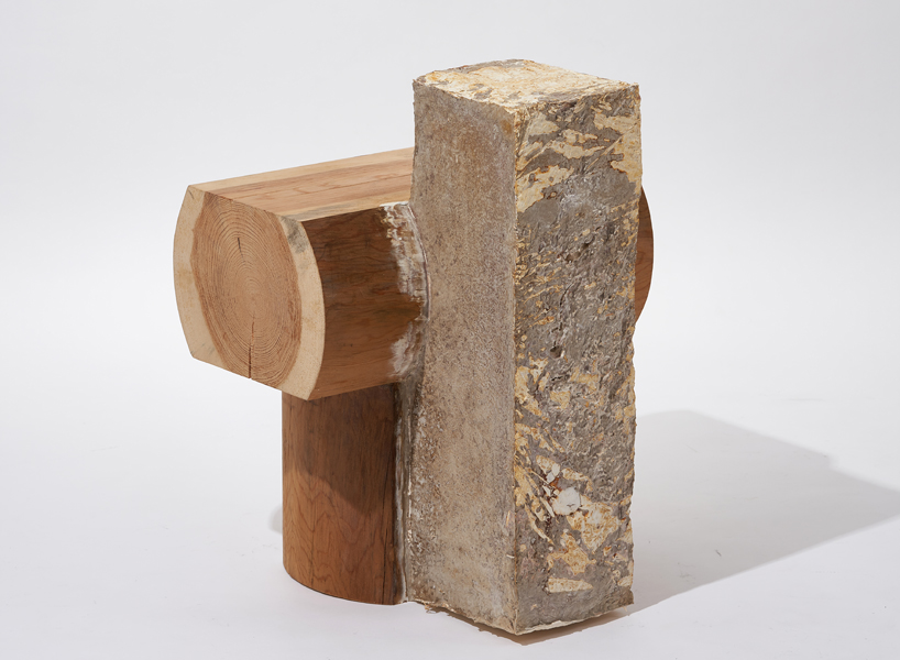 traditional building materials reborn as furniture through bio materials with vitality 2