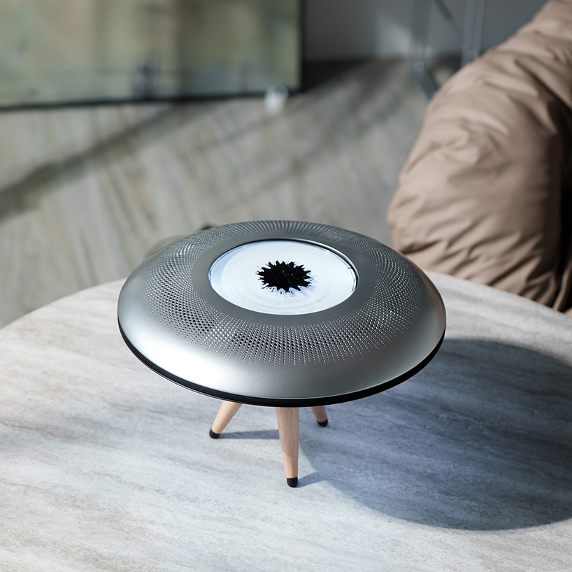 UFaudiO speaker uses ferrofluid to transform music into hypnotic visual performance