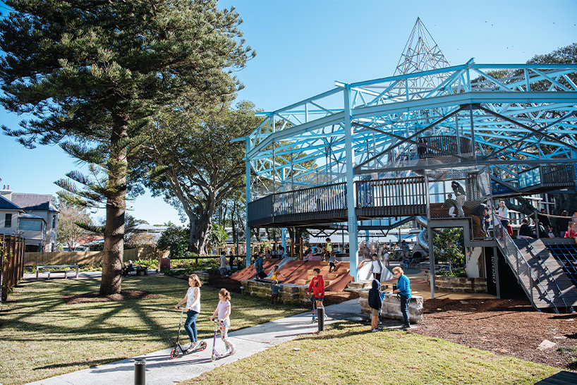 arcadia uses bones of thoroughbred sales ring to design playground with strong heritage links 10