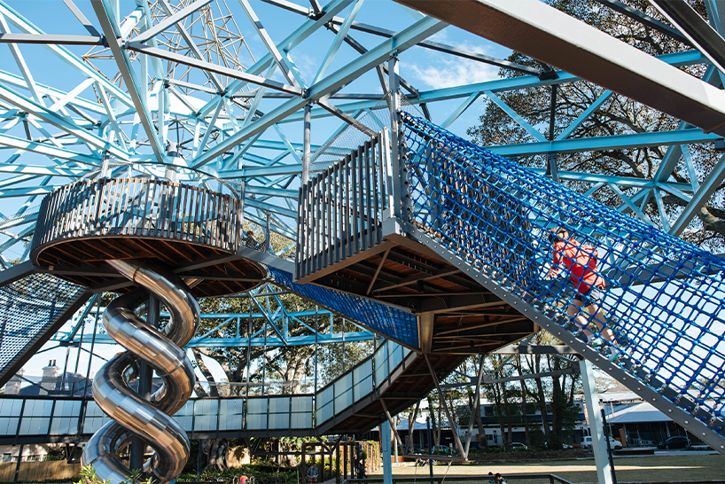 arcadia uses bones of thoroughbred sales ring to design playground with strong heritage links 11