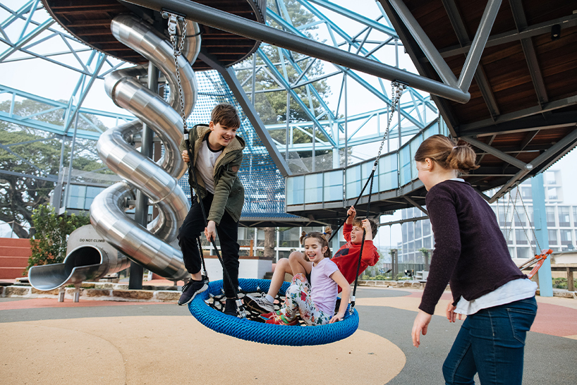 arcadia uses bones of thoroughbred sales ring to design playground with strong heritage links 4