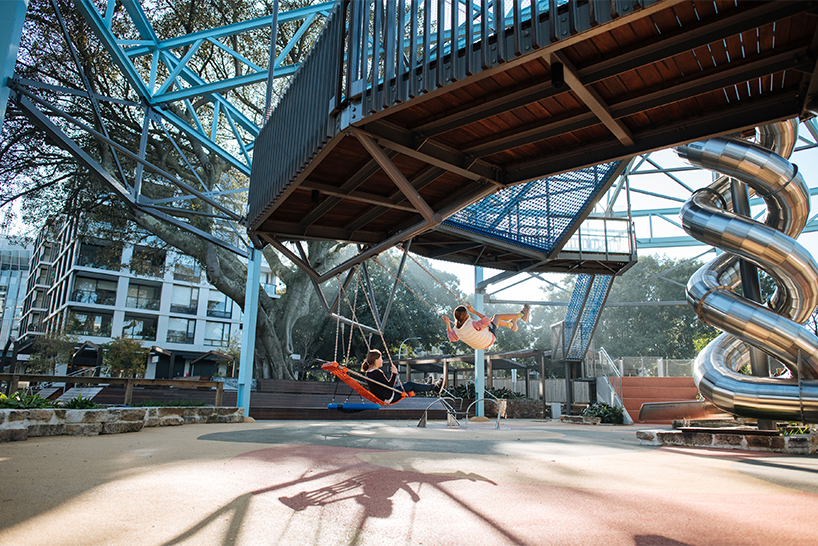 arcadia uses bones of thoroughbred sales ring to design playground with strong heritage links 5