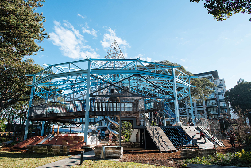 arcadia uses bones of thoroughbred sales ring to design playground with strong heritage links 7