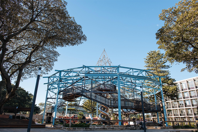 arcadia uses bones of thoroughbred sales ring to design playground with strong heritage links 9