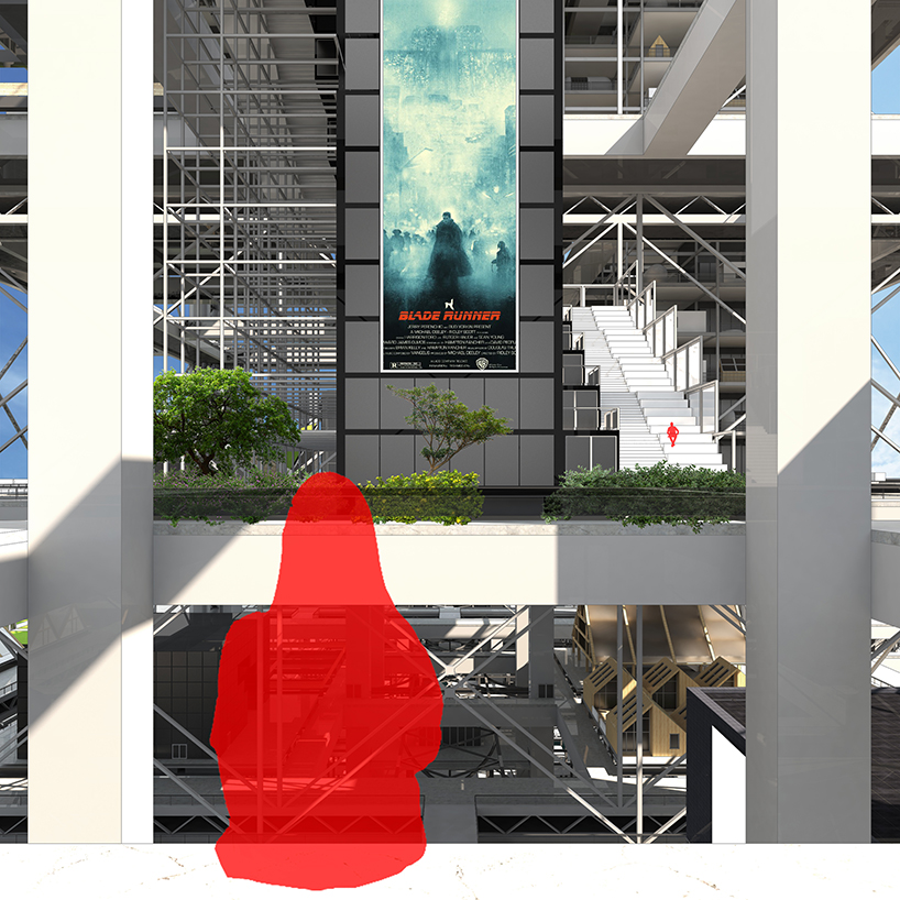 haoyu wang revisits utopian megastructures from the 1960s to build a virtual world designboom