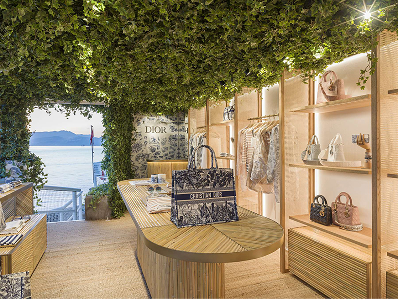 new dior pop up store by thirtyone in capri overlooks