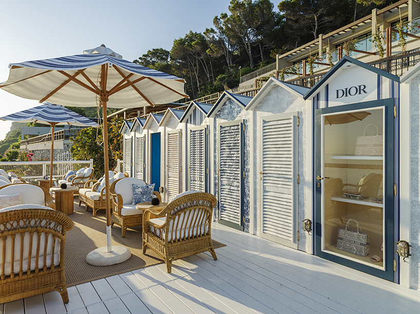 new dior pop up store by thirtyone in capri overlooks