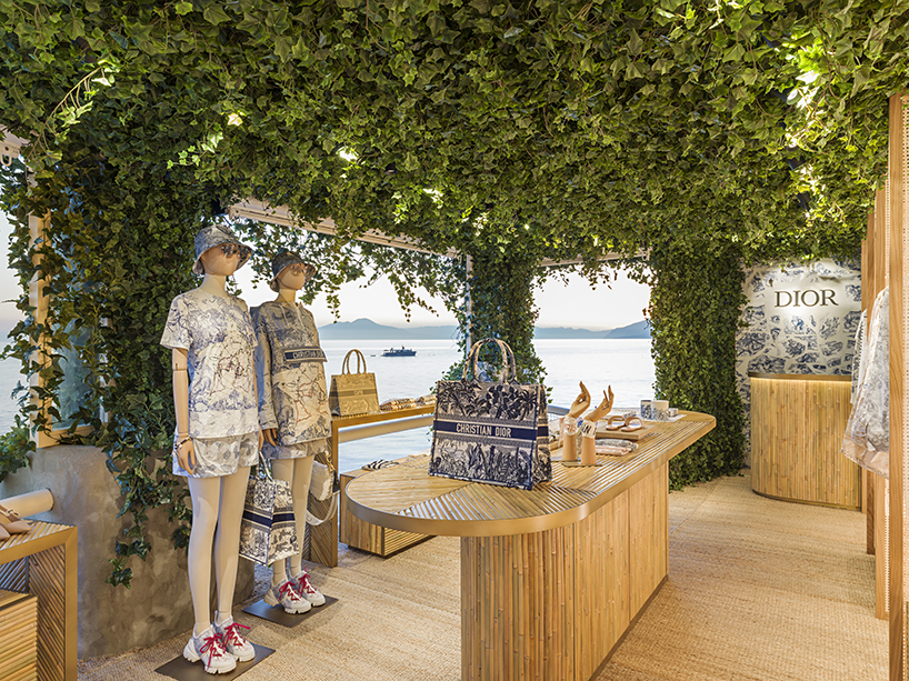 new dior pop up store by thirtyone in capri overlooks