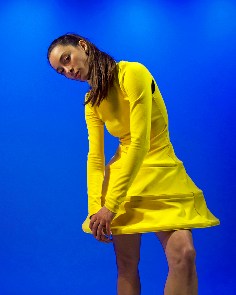 evgeniia shalimova designs a theater-inspired collapsible dress