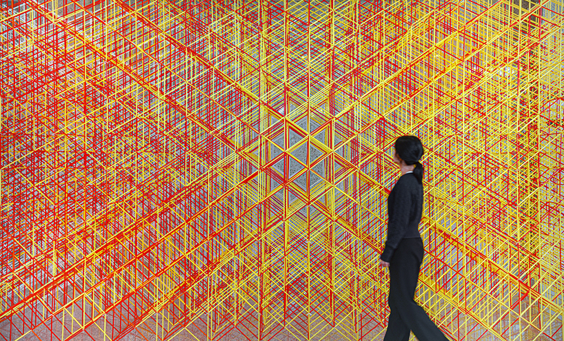 41,415 plastic straws compose colorful, modular installation by A+U lab in korea