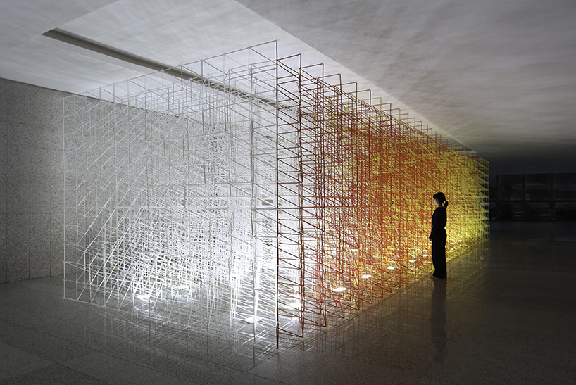 41,415 plastic straws compose colorful, modular installation by A+U lab in korea