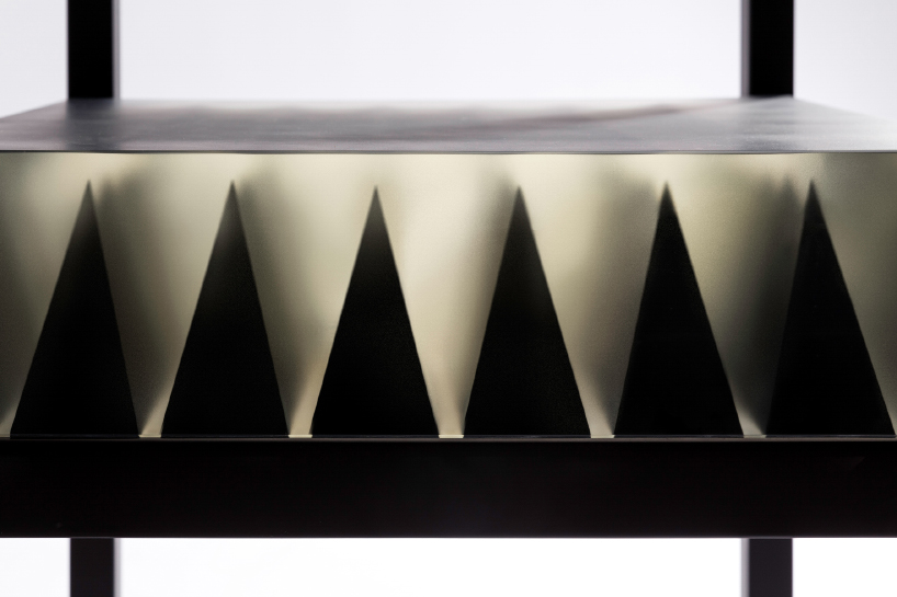 ilyas chozhobekov's 'a chair on which to sit' is a spiky optical illusion designboom