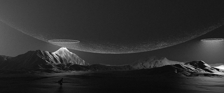 kachi chan creates an otherworldly landscape for olivier cong’s music video designboom