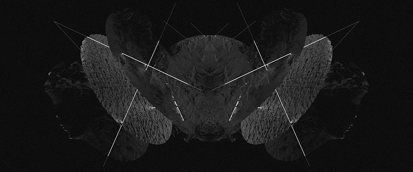 a lone figure runs through an otherworldly landscape in this music video by kachi chan