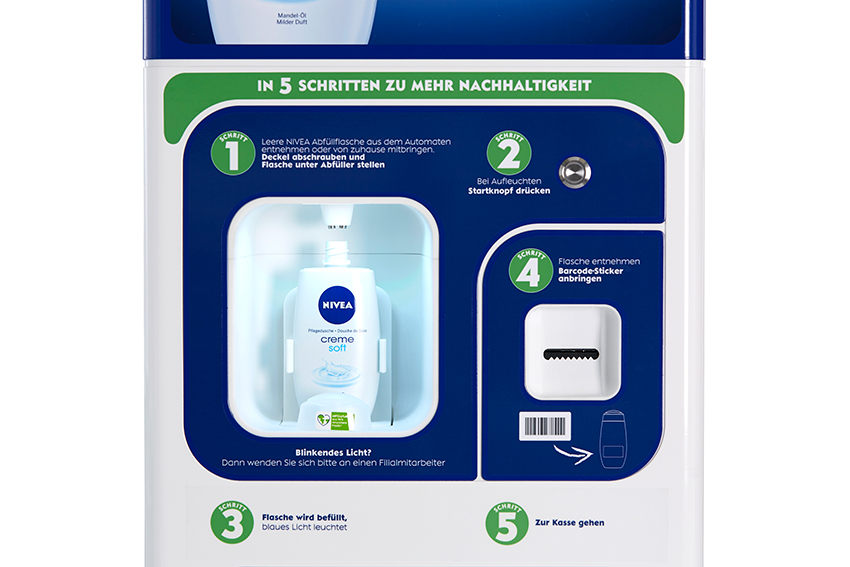 Nivea Launches Its First Shower Gel Refill Station To Reduce Plastic Waste