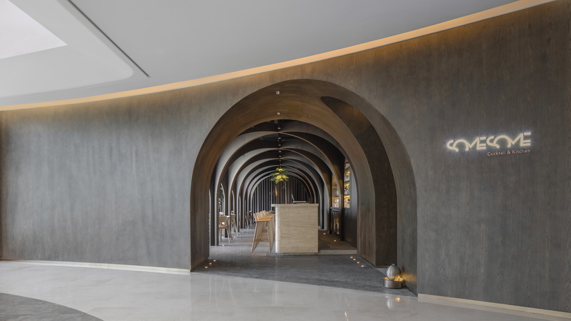 sequence of arches stimulates curiosity within MARS studio's restaurant in china