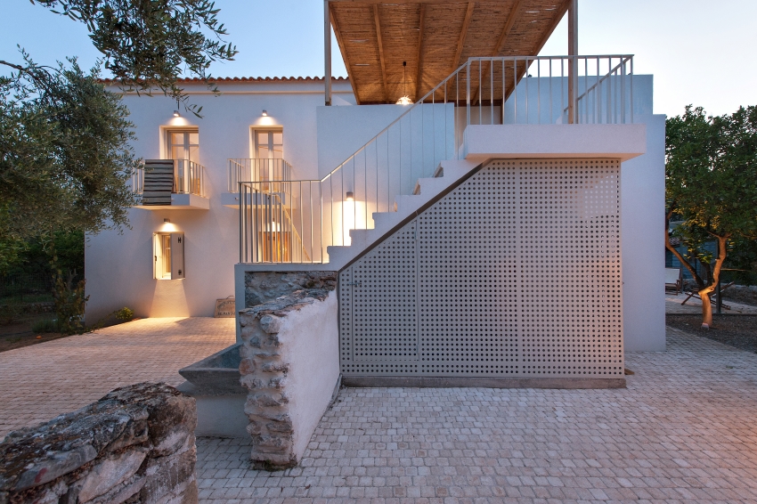 detale breathes new life into old dilapidated house in greek seaside village
