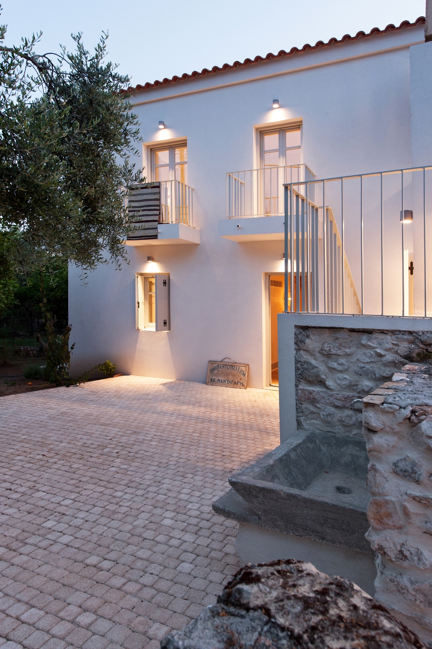 detale breathes new life into old dilapidated house in greek seaside village